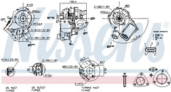 NISSENS 93412 Lader, Aufladung für FORD