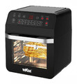 XXL Heißluftfritteuse 12L schwarz DAF-1601.12LB 1600W Digitales Touch-Bedienfeld