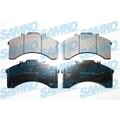 1x ORIGINAL® SAMKO Bremsbelagsatz, Scheibenbremse Vorne, Hinten für Iveco