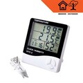 Digital Wetterstation LCD Thermometer Hygrometer Innen/Außen mit Außensensor