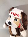 VIPO der fliegende Hund 30 cm stehend Plüschtier Stofftier Tier Mütze Vipo Land