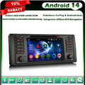 8-Kern 64GB Android 14 Autoradio DAB+WiFi GPS DVD Navi für BMW 5er E39 M5 Canbus