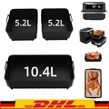 3Stk Silikonform Heißluftfritteuse Zubehör Airfryer für Ninja Foodi Zubehör DE