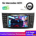 Für Mercedes Benz CLS E-Klasse W211 W219 E200 7'' Autoradio GPS Navi BT DVD DAB+