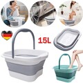 Faltbare Fußbadewanne Fußmassage Fußmassagegerät Fußbad Spa Pediküre 15 Liter