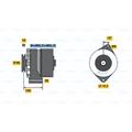 BOSCH Generator Lichtmaschine 90A 14V für VW Transporter IV Kasten 70A 70H