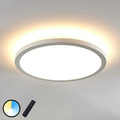 Arcchio  LED-Panel Brenda CCT Deckenlampe Lampe mit Fernbedienung Ø 40 cm weiß