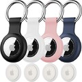 Airtag Anhänger 4Er Pack Air Tag Schlüsselanhänger Halter Hülle Tracker Leicht