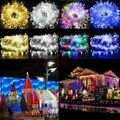 LED Lichterkette Strom Weihnachtslichterkette 10/20/30/50m Außen Innen 8 Modi DE