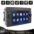 7" Carplay Android 13 Autoradio Navi RDS 4G LTE Für Ford Focus Transit MK7 C MAX