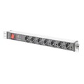 DIGITUS Professional DN-95407 7-fach Steckdosenleiste 19" Aluminium mit Schalter