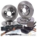 ATEC BREMSENSATZ + 4x BREMSSCHLAUCH VORNE + HINTEN FÜR SEAT IBIZA 3 6L 02-09