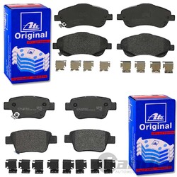 ATE BREMSBELAGSATZ SET VORNE+HINTEN passend für TOYOTA AVENSIS COROLLA