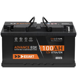 Autobatterie 12V 100AH 870A/EN EXAKT ersetzt 85Ah 88Ah 90Ah 92Ah 95Ah Batterie