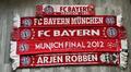 5x FC Bayern München / Sammelauflösung / Webschal / Seidenschal NEU #5