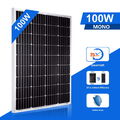 12V 100W Solarpanel Solarmodul Mono Photovoltaik Solarzelle 100 Watt PV Modul