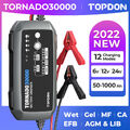 TOPDON T30000 Intelligentes Batterieladegerät 24V/12V/6V KFZ Batterie Ladegerät