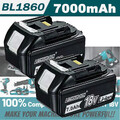 2 Stücke 18V/7,0Ah für Makita Akku BL1860B 197422-4 BL1850 BL1830 Batterie