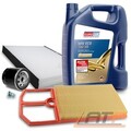 INSPEKTIONSPAKET FILTERSATZ SET A+5L EUROLUB 5W-30 FÜR VW GOLF 4 1J 1.4 1.6