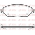 1x ORIGINAL® Kawe Bremsbelagsatz, Scheibenbremse Vorne für Opel VIVARO B Bus