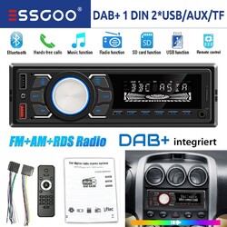 DAB+ Autoradio RDS AM FM 2x USB Freisprecheinrichtung SD AUX IN 1 DIN Bluetooth