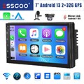 7'' 2 DIN Carplay Autoradio Android 13 2+32G GPS Nav BT WIFI RDS HIFI MIK+Kamera