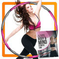 Hula Hoop Reifen - Fitness Erwachsene Hoopdance Bauchtrainer - 8 Teile; 1,2kg