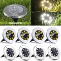 2/4x LED Solarleuchte Bodenstrahler Außen IP65 Gartenleuchten Garten Solarlampen