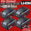 Für Einhell 18V 5,5Ah Akku POWER X-CHANGE Ersatzakku Lithium 1/2/4 Stk.