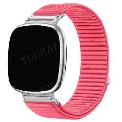 Armband Für Fitbit Versa 4/Versa 3/Sense 2 1 Nylon Loop Sportband Uhrenarmband