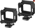 NO 2 Stück Rahmen Gehäuse für GoPro Hero7/6/5 Case, Fester Rahmen GoPro5, Ra