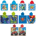 Kinder Poncho Tolle Modelle Kapuzenhandtuch Badeponcho Strandtuch 100% Baumwolle