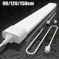 90/120/150 CM LED Wannenleuchte Deckenleuchte Feuchtraumlampe Werkstatt Röhre