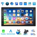 Double 2 DIN DAB+ Android 13 4+64G Carplay Autoradio Bluetooth GPS RDS WiFi NAVI