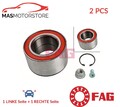 RADLAGERSATZ RADLAGER SATZ PAAR HINTEN FAG 713 6104 00 2PCS A NEU OE QUALITÄT