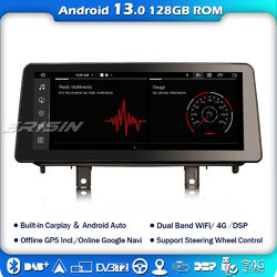 128GB 8 Kern Android 13 CarPlay Autoradio GPS Wifi DSP A2DP DAB+ für BMW X5 F15