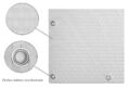 Rattan Art Polyrattan Balkonsichtschutz mit Metallösen - Weiß 0,9x5m Zaunblende