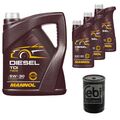 FEBI BILSTEIN Ölfilter 8L MANNOL Diesel TDI 5W-30 für VW Golf VI 5K1 1.6 1J1