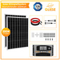 200W Solarmodul Set Mono PV Solarpanel 12V Solaranlage Komplettpaket Wohnmobil