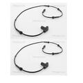 2x Triscan 8180 29403 Sensor Raddrehzahl Hinten für VW Transporter IV