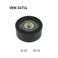 Umlenk /führungsrolle Keilrippenriemen Skf VKM 34714 für Ford Rechts