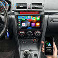 2+32GB Carplay Autoradio Android 13 GPS Navi WIFI BT FM Für Mazda 3 2004-2009 BK