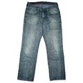 Tommy Hilfiger Madison Herren Jeans Hose straight Fit used look 50 W34 L32 blau