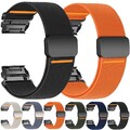 Quick Fit Nylon Magnet Armband für Garmin Fenix 8 E 7 7X 6 6X Pro 5 5X Plus 3HR