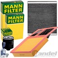 MANN FILTERSET INSPEKTIONSPAKET für 1.4 VW POLO 6R 9N SKODA ROOMSTER FABIA 1 2