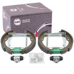 A.B.S. BREMSBACKEN SATZ VORMONTIERT passend für AUDI 100 80 SEAT INCA SKODA