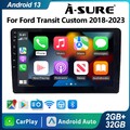 CarPlay 2+32GB Android 13 Für 1 Din Ford Transit Custom 2018-2023 Autoradio GPS