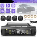 ❤Wireless Solar TPMS LCD Auto Reifendrucküberwachung System +4 Externe Sensoren