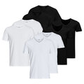 4er Pack JACK & JONES Herren Shirts T-Shirts Basic V-Neck C-Neck Tee SS
