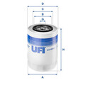 UFI Ölfilter 23.108.01 für VW LT 40-55 I Pritsche/Fahrgestell 2.4 D